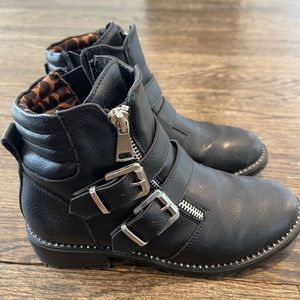 Kids Steve Madden Motorcycle Boot